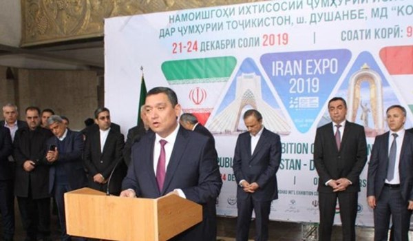 وزير طاجيكي: نسعى لتوطيد العلاقات الاقتصادية مع ايران