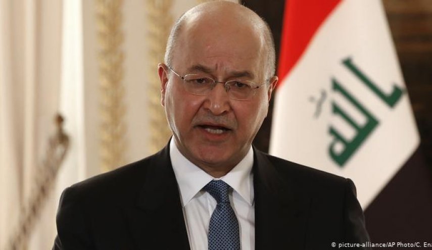 الرئيس العراقي يعلق على الإعتداء الامريكي