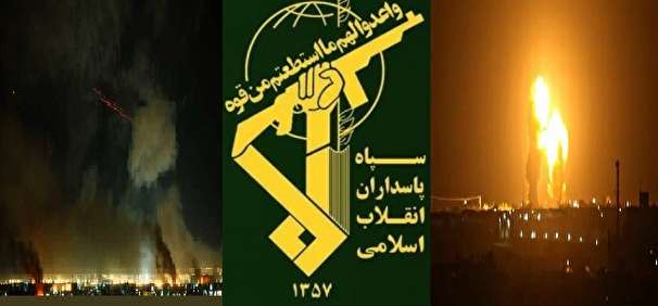 اطلاق عشرات الصواريخ الباليستية الايرانية على قاعدة عين الاسد الامريكية+فيديو  