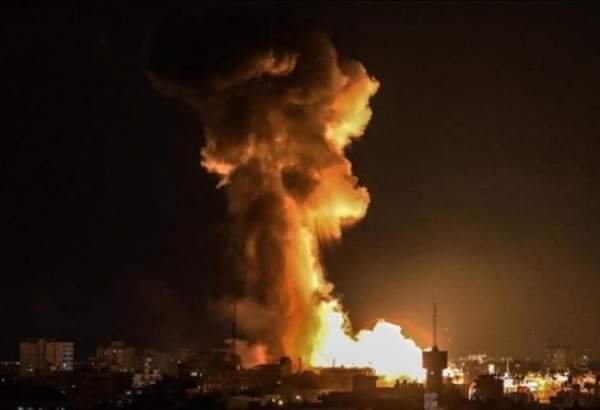 غزه هدف حمله جنگنده های رژیم صهیونیستی قرار گرفت