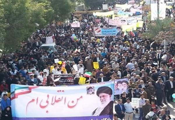 برگزاری راهپیمایی حمایت از اقتدار نظام اسلامی در کرمانشاه
