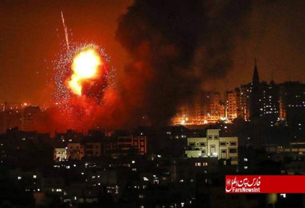 صہیونی فوج کے جنگی طیاروں نے غزہ ک شہری علاقوں پر بمباری