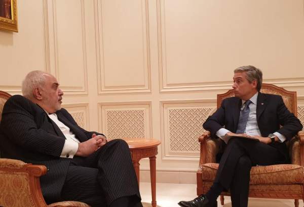 دیدار ظریف با وزرای خارجه کانادا و عمان در مسقط