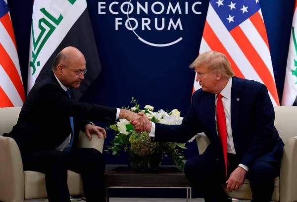 دیدار صالح و ترامپ اهانت به شهدایی است که به وسیله آمریکا به شهادت رسیده اند