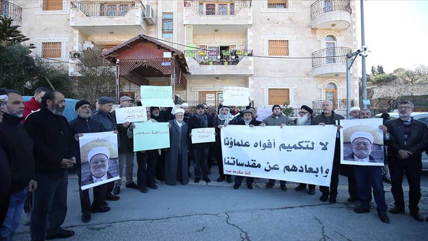 تضامن شعبي فلسطيني مع الشيخ عكرمة صبري في القدس المحتلة