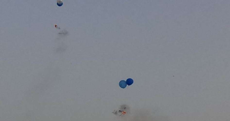 مصادر  صهيونية الليلة دفعات من البالونات جرى رصدها في أجواء مستوطنات غلاف غزة