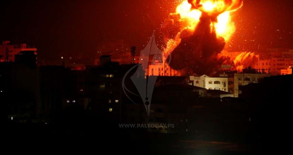 المدفعية الاحتلال تقصف اهدافاً شمال قطاع غزة