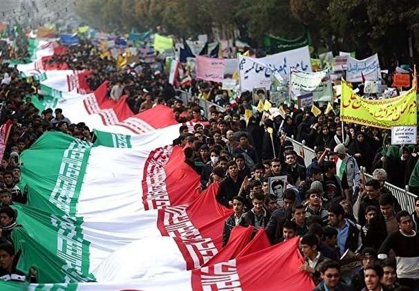 بدء المسيرات الكبرى المليونية بذكرى ل 41 بذكرى انتصار الثورة الاسلامية في كافة أرجاء ايران