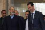 دیدار لاریجانی با بشار اسد در دمشق