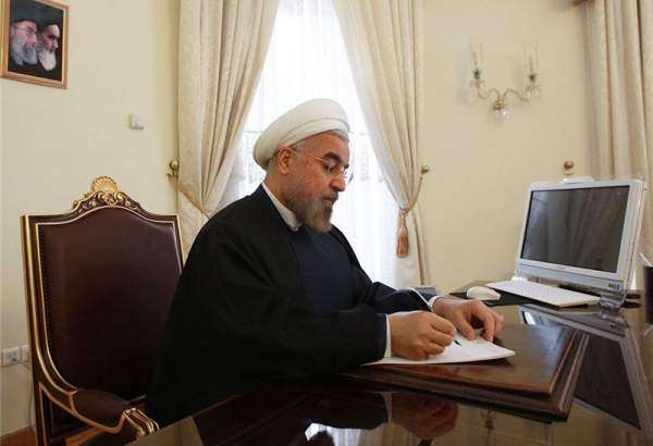 روحانی یک قانون مصوب مجلس را برای اجرا به سازمان برنامه و بودجه ابلاغ کرد