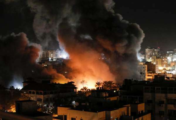 Israeli jet fighters raid Gaza Strip in reaction to Palestinian retaliatory attack for killing of Mohammed al-Naem, 27.