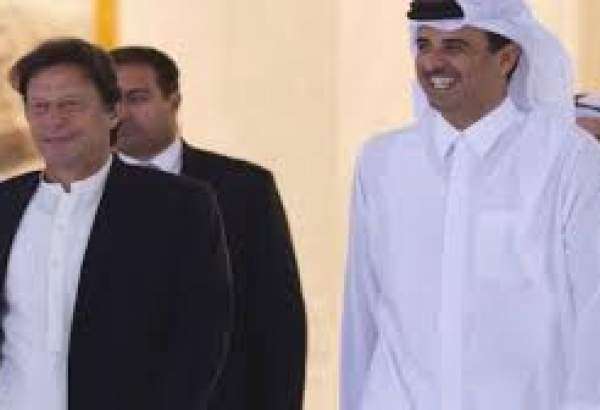 پاکستان کے وزیر اعظم کے ہمراہ وفد کی قطر کے امیر سے ملاقات