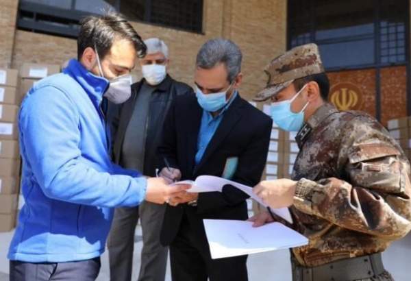 ورود کمک‌های پزشکی ارتش چین به ایران