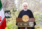 Iranian President Hassan Rouhani issuing message on the beginning of the Persian New Year