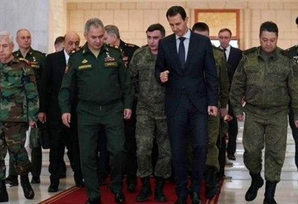 دیدار وزیر دفاع روسیه با بشار اسد