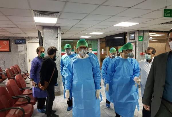 بازدید جهانگیری از بخش کرونای بیمارستان امام حسین (ع)
