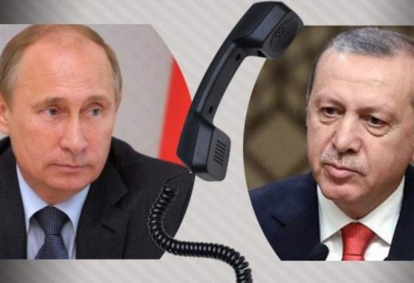 گفتگوی تلفنی پوتین و اردوغان درباره تحولات سوریه و همه‌گیری کرونا