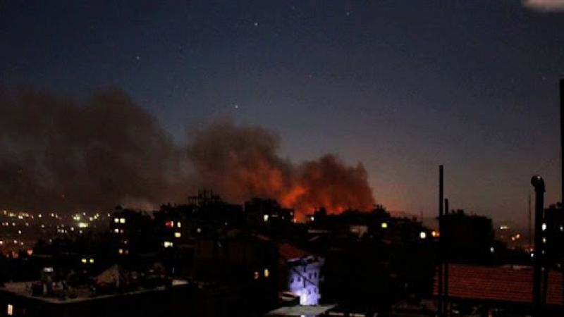 مروحيات العدو الإسرائيلي اعتدت عند منتصف الليلة بعدة صواريخ على المنطقة الجنوبية (سورية)