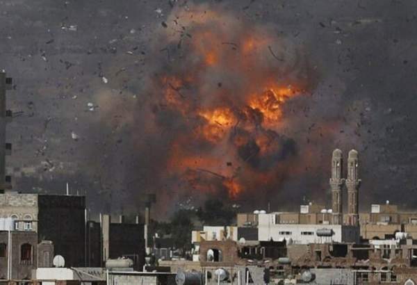 بمباران صنعا از سوی ائتلاف متجاوز سعودی