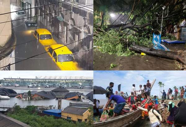 سمندری طوفان امفان نے بھارت اور بنگلا دیش میں تباہی مچا دی،