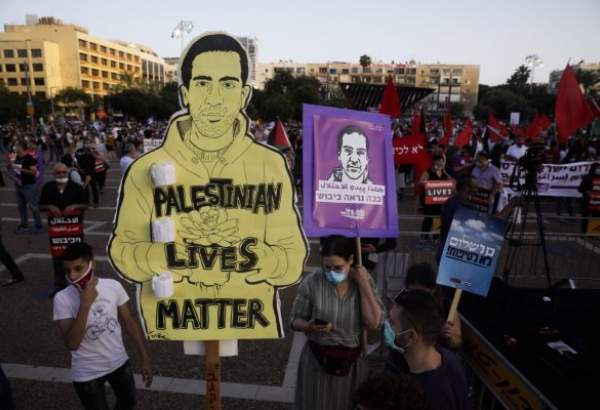 تظاهرات معترضان اسرائیلی علیه طرح الحاق کرانه باختری
