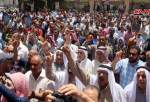 تجمع ضد آمریکایی اهالی «دیر الزور» سوریه در اعتراض به تحریم های آمریکا