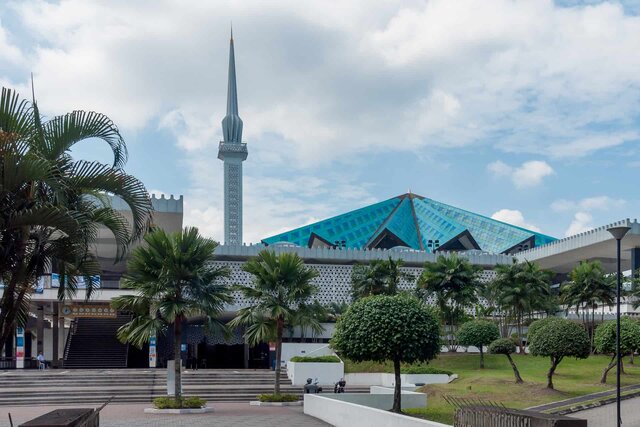 آشنایی با مساجد جهان-6|«مسجد نگارا، سمبل استقلال مالزی»