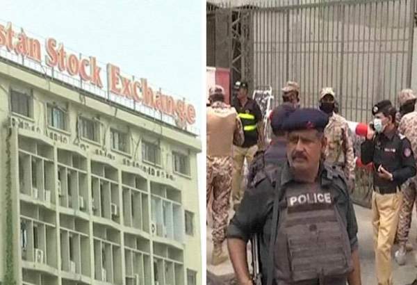 پاکستان: کراچی میں واقع پاکستان اسٹاک ایکسچینج پر حملہ،