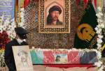 مراسم وداع با پیکر شهید افغانستانی در حرم مطهر رضوی برگزار ‌شد