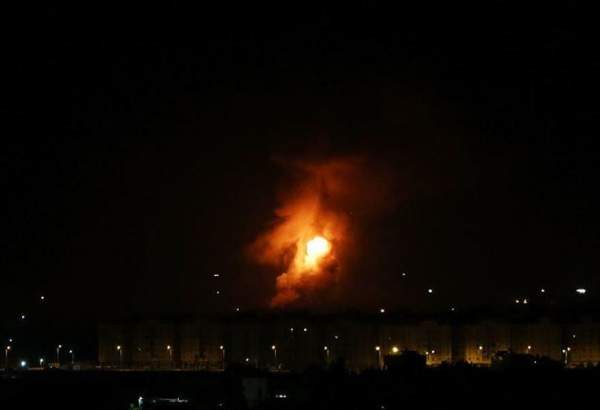 بمباران شرق نوار غزه توسط جنگنده های رژیم صهیونیستی