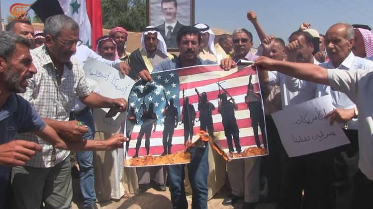 تظاهرات احتجاجية رافضة لقانون "قيصر" الأميركي ضد سوريا، وللمطالبة بخروج القوات الأجنبية  