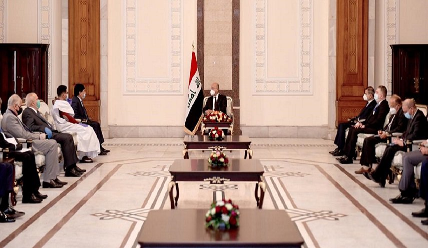 الرئيس العراقي يؤكد على ضرورة وقف الانتهاكات العسكرية التركية على الأراضي العراقية
