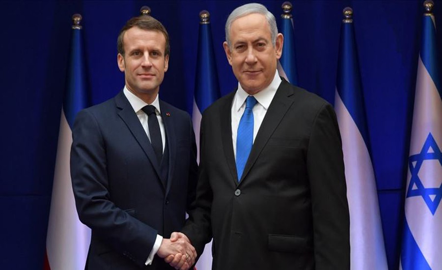 France pushes Zionist regime to abandon West Bank annexation plan
