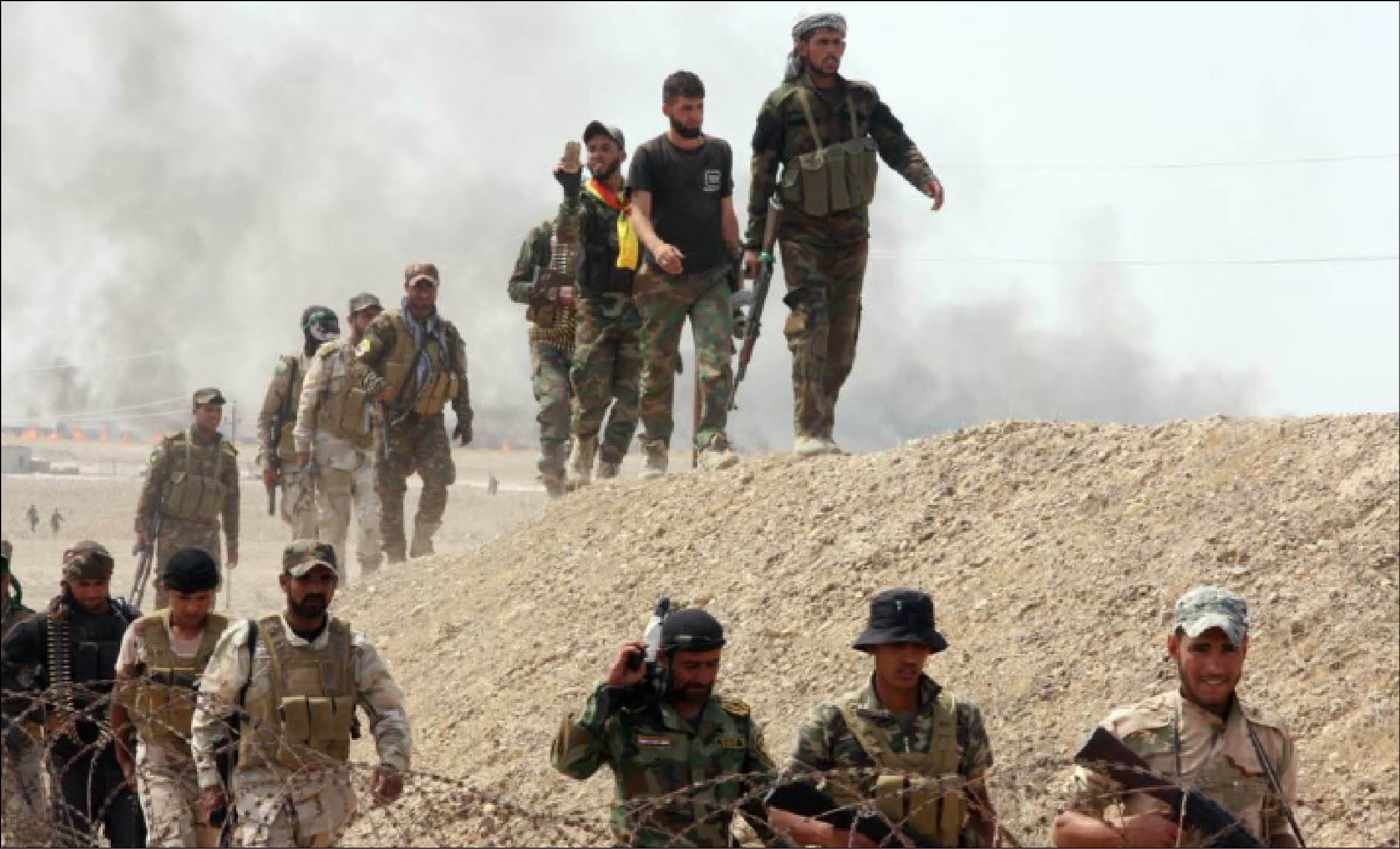 استشهاد مقاتلين من قوات الحشد الشعبي خلال عملية "أبطال العراق" الرابعة