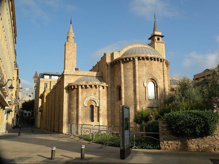 المسجد العمري الكبير وسط بيروت