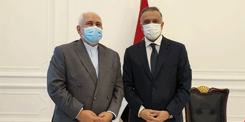 ایران کے وزیر خارجہ کی بغداد میں عراقی وزیر اعظم سے ملاقات،