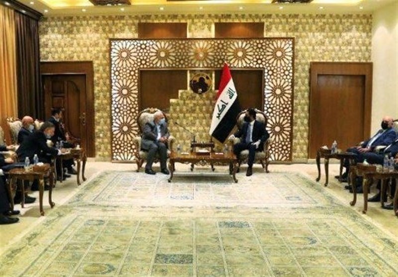 ظريف يلتقي رئيس مجلس النواب العراقي