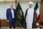 حجة الاسلام والمسلمين الدكتور "حميد شهرياري يلتقي مع ممثل حركة الجهادالاسلامي لدى ايران  