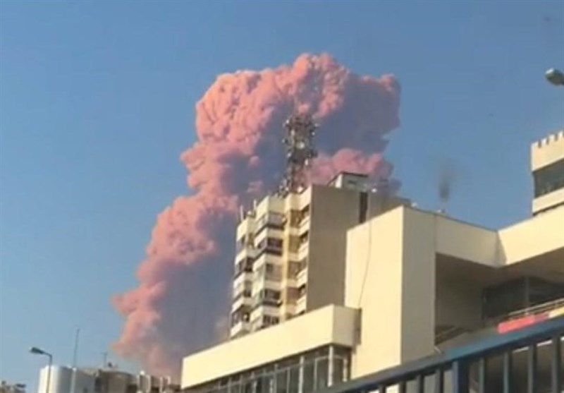 انفجار كبير وسط العاصمة اللبنانية بيروت  