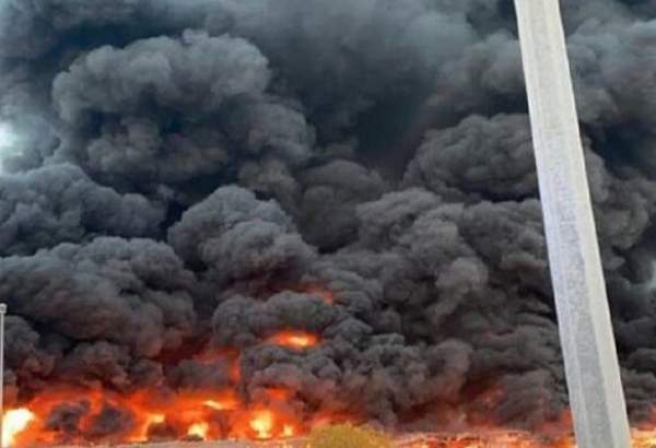 آتش سوزی مهیب در شهر «عجمان» امارات متحده عربی +فیلم