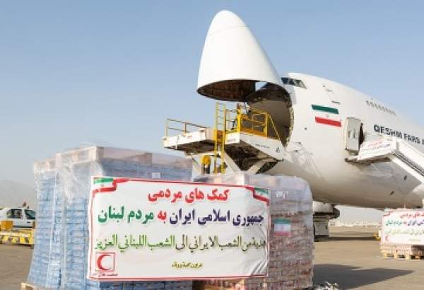 ایران سے خصوصی طیارہ امدادی سامان لے کر بیروت پہنچ گیا،