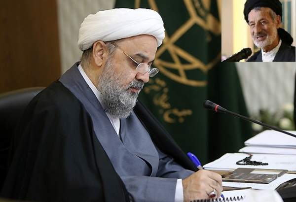 Huj. Shahriari offers condolences over passing of Sunni cleric