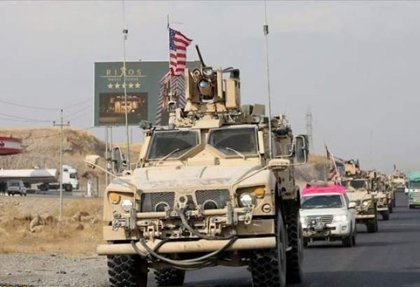 ورود کاروان تسلیحاتی و لجستیکی آمریکا از کویت به عراق