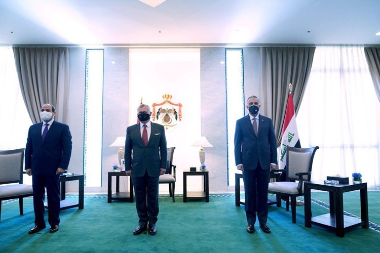 البيان الختامي للقمة الثلاثية المصرية الأردنية العراقية في عمان