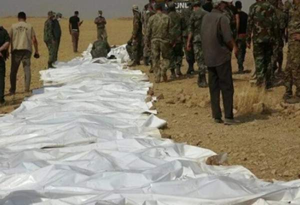 2 گور جمعی حاوی اجساد سربازان سوری در استان الرقه کشف شد