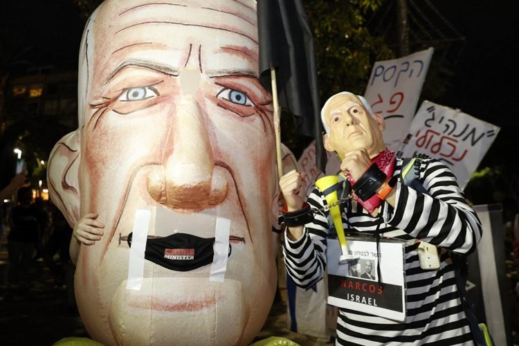 استمرار التظاهرات للاسبوع 11 "احتجاجاً على فساد رئيس وزراء حكومة الاحتلال بنيامين نتنياهو"