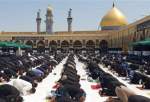 نماز جمعه این هفته مسجد کوفه پس از ۴ ماه تعطیلی برگزار شد +تصاویر