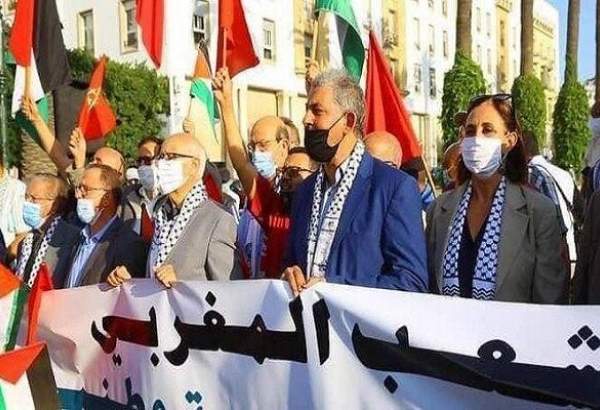 تظاهرات مردم مراکش علیه عادی سازی روابط
