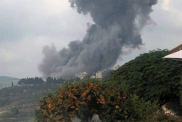 انفجار في أحد المباني في عين قانا وقوة من الجيش حضرت وباشرت التحقيقات في الاسباب