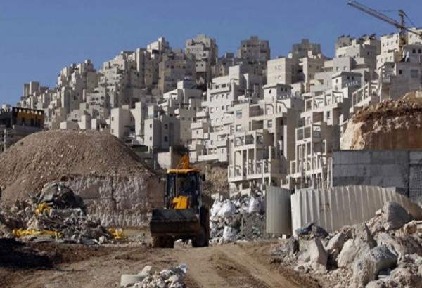 تل ابیب انتظامیہ کی مقبوضہ فلسطین میں صیہونی کالونیوں کی تعمیر جاری،
